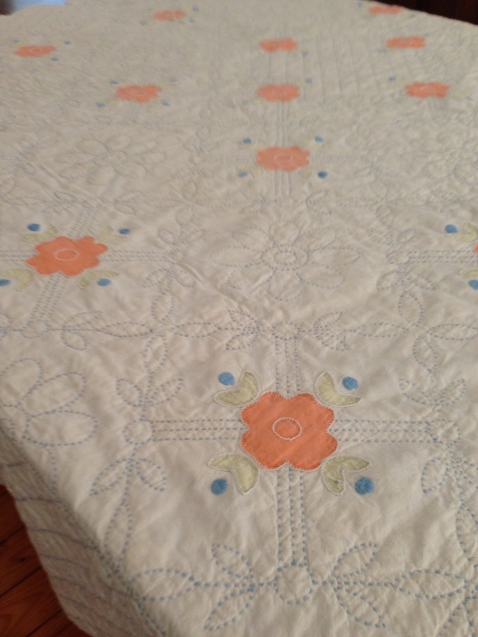 Prairie Rose quilt in it's original state