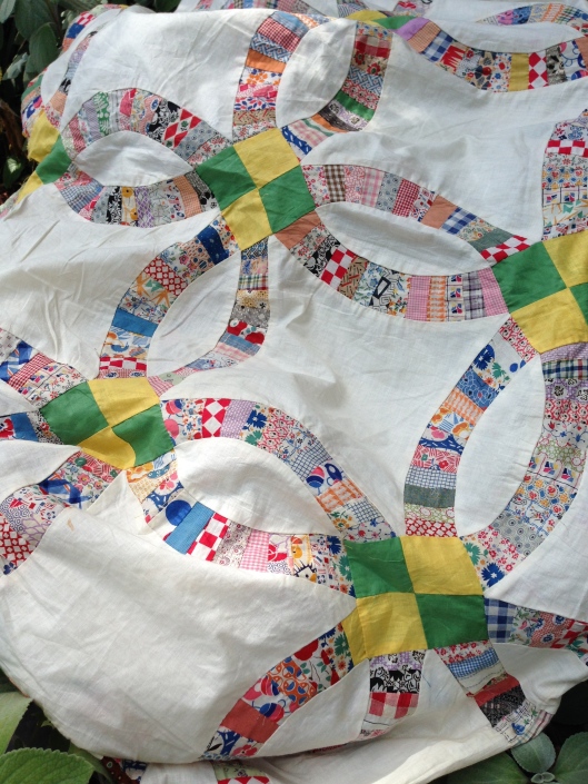 Detail of quilt top