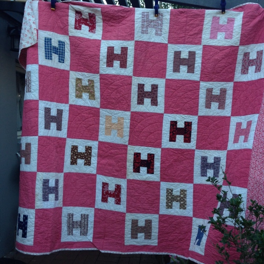 The Letter H Quilt