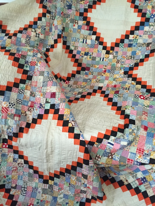 Detail of quilt.