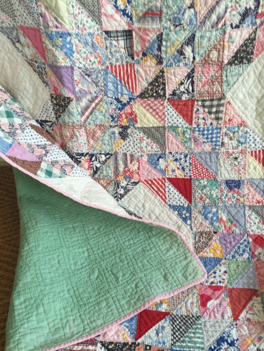 Quilt backing and binding